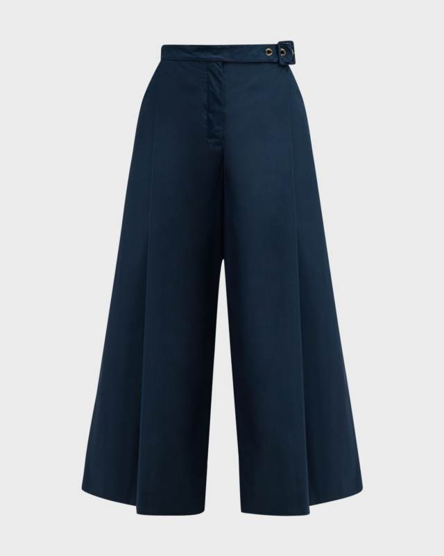 Assiro Belted Wide-Leg Ankle Pants